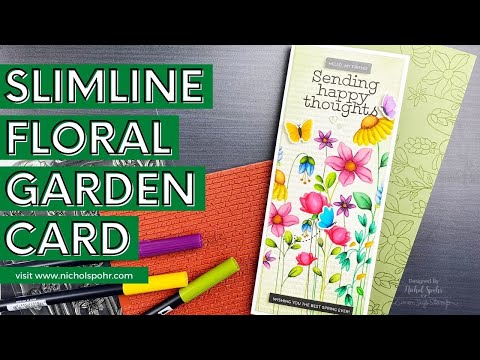 Simon Says Stamp! Simon Says Clear Stamps FLORAL GARDEN sss202304