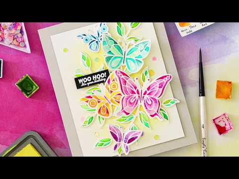 Simon Says Stamp! Simon Says Clear Stamps BIRTHDAY WORD MIX 1 sss102024