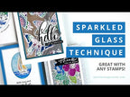 Simon Says Stamp! Tim Holtz SILVER SPARKLE CARDSTOCK Ranger tac65500