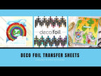 Simon Says Stamp! Therm O Web AMBER WATERCOLOR Deco Foil Transfer Sheets iCraft 53095