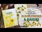 Simon Says Stamp! Simon Says Stamp Stencils SUNFLOWER FIELDS ssst221651c