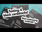 Simon Says Stamp! Hero Arts Hues Premium Cardstock Pack PITCH BLACK PS323