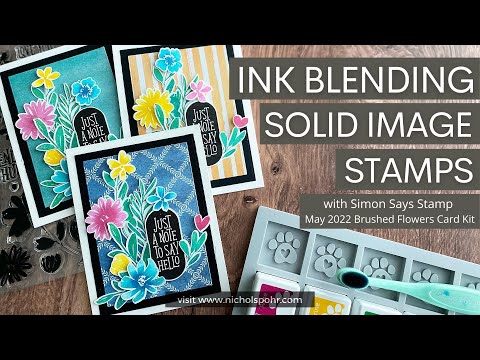 Simon Says Stamp! Simon Says Stamp Flannel Gray INK CUBE HOLDER and Mesh Storage st0076