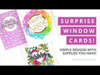 Simon Says Stamp! PinkFresh Studio FANCY ROSE BUNCH Stencil Set 160322