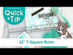 Simon Says Stamp Pawsitively Everything 12 Inch T Square Ruler st0068