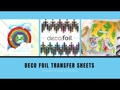 Deco Foil Transfer Sheets Gold 6inx12in
