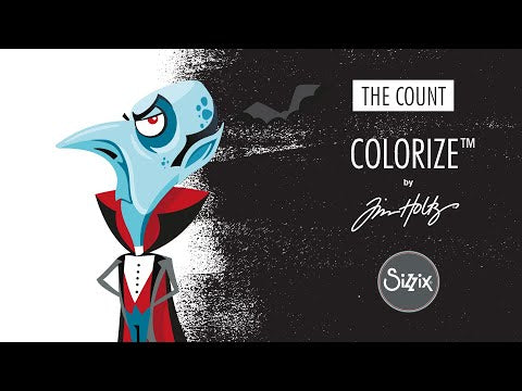 Simon Says Stamp! Tim Holtz Sizzix THE COUNT Colorize Thinlits Dies 665557