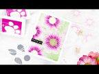 Simon Says Stamp! Simon Says Stamp Stencil COSMO FLOWERS ssst121507