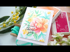 Simon Says Stamp! PinkFresh Studio BLOOMING PEONY Cling Stamp 182222