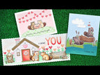 Simon Says Stamp! Lawn Fawn SET WOOD YOU BE MINE? Clear Stamps and Dies lfwbm