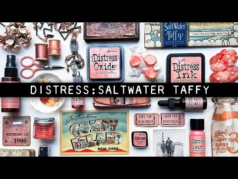 Simon Says Stamp! Tim Holtz Distress Oxide Reinker SALTWATER TAFFY Ranger tdr79552