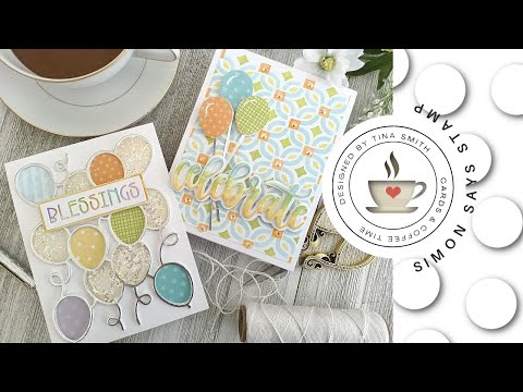 Simon Says Stamp! Simon Says Stamp BALLOON BACKGROUND Wafer Dies s728