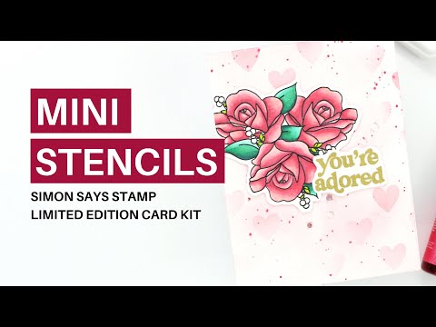 Simon Says Stamp! Simon Says Clear Stamps WITH LOVE sss202670c Kisses