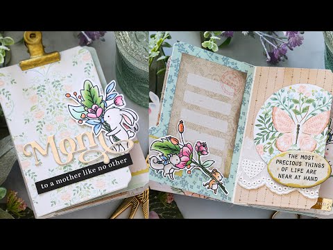 Tim Holtz Distress Foundry Wax KIT 1 Ranger tdak80435 Mini Book Project Video