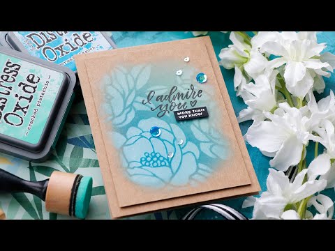 Simon Says Stamp! Simon Says Stamp Stencil PEONY BOUQUET ssst121467
