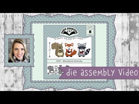 Simon Says Stamp! Karen Burniston WOODLAND ANIMALS Die Set 1001
