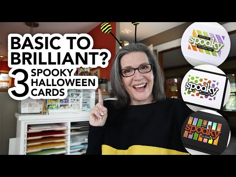 Simon Says Stamp! CZ Design SENTIMENT STRIPS REVERSE HALLOWEEN czg008