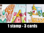 Simon Says Stamp! Simon Says Clear Stamps SPRING GNOMES sss102107