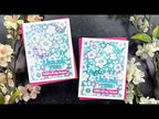 Simon Says Stamp! Simon Says Cling Stamps FLOWER FRENZY BACKGROUND sss102484