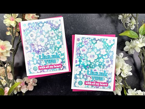 Simon Says Stamp! Simon Says Cling Stamps FLOWER FRENZY BACKGROUND sss102484