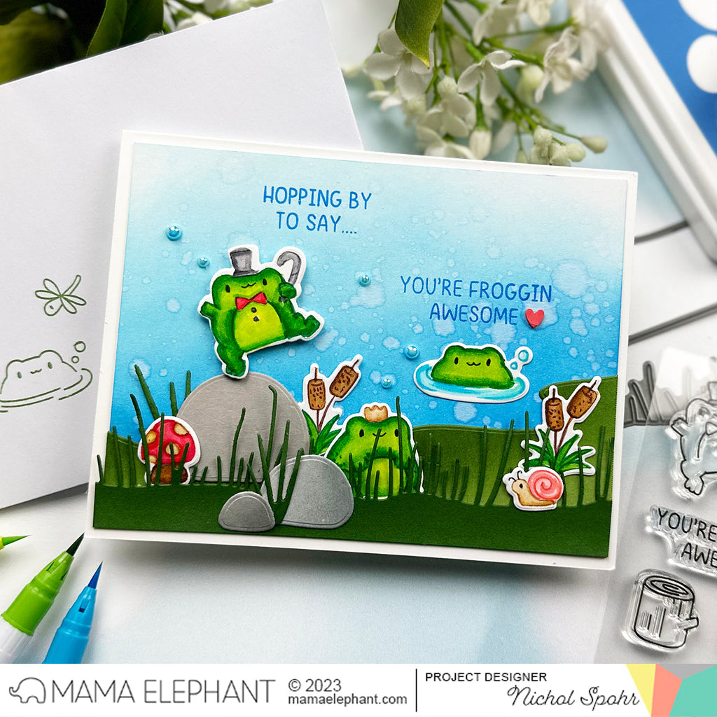 Mama Elephant Grass Duo Creative Cuts Steel Dies | color-code:ALT1
