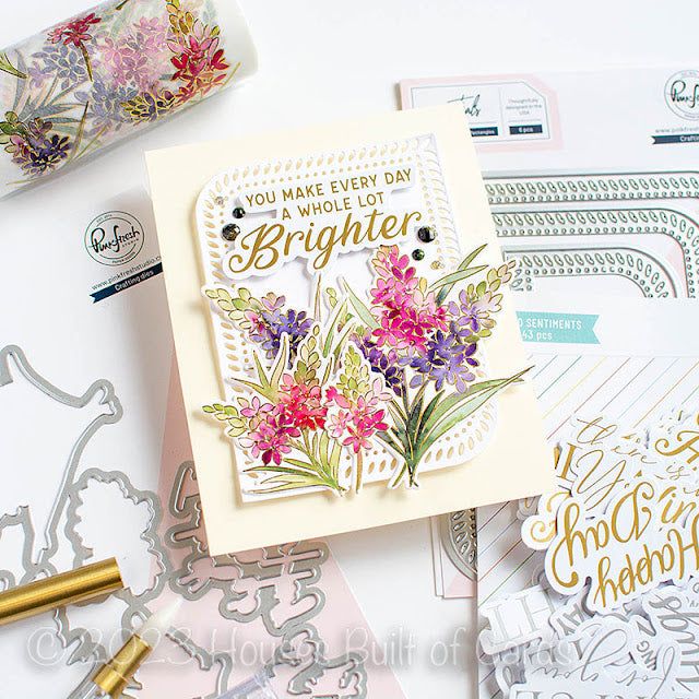 PinkFresh Studio Rounded and Braided Rectangle Die Set pf106es Brighter | color-code:ALT01