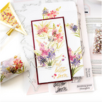PinkFresh Studio Rounded and Braided Rectangle Die Set pf106es Feel Better Soon Card | color-code:ALT03