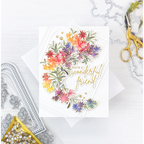 PinkFresh Studio Rounded and Braided Rectangle Die Set pf106es Wonderful Friend Card | color-code:ALT08