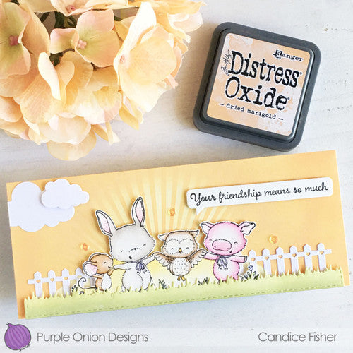 Purple Onion Designs Together Cling Stamp pod1316 Your friendship means so much
