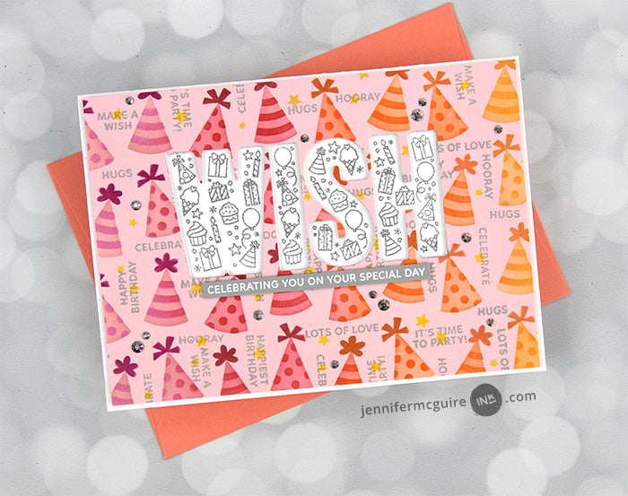 Pretty Pink Posh BIRTHDAY SIGNS Clear Stamps | color-code:ALT2