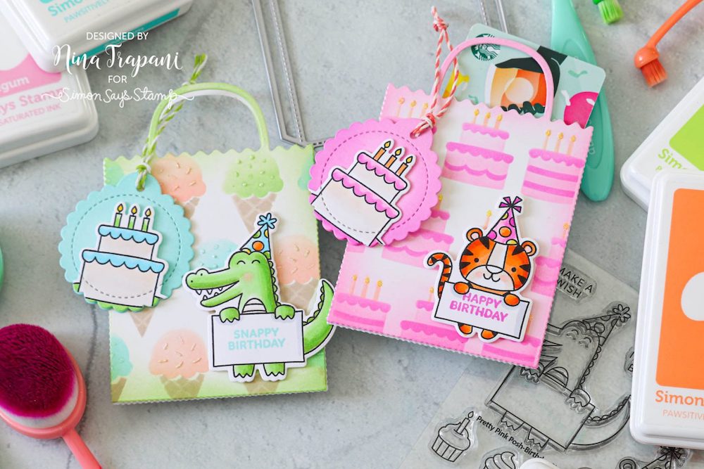 Pretty Pink Posh BIRTHDAY SIGNS Clear Stamps | color-code:ALT1