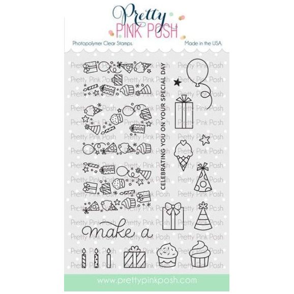 Pretty Pink Posh WISH Clear Stamps