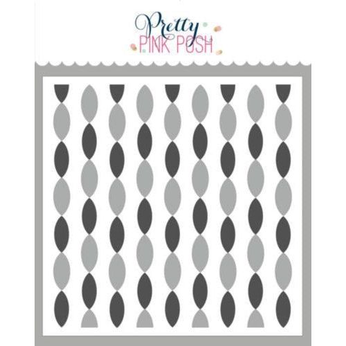 Pretty Pink Posh STREAMERS Stencils