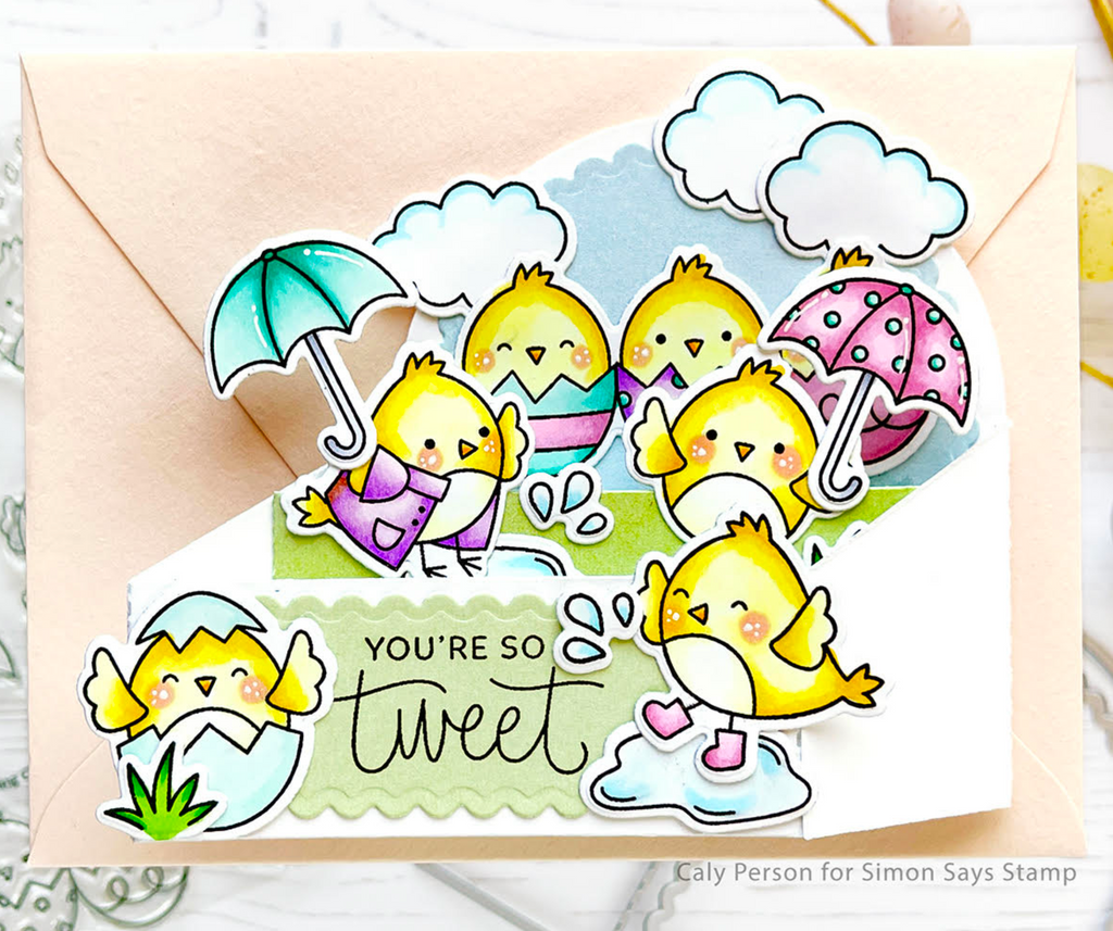Pretty Pink Posh Spring Chicks Clear Stamps Chicks | color-code:ALT01
