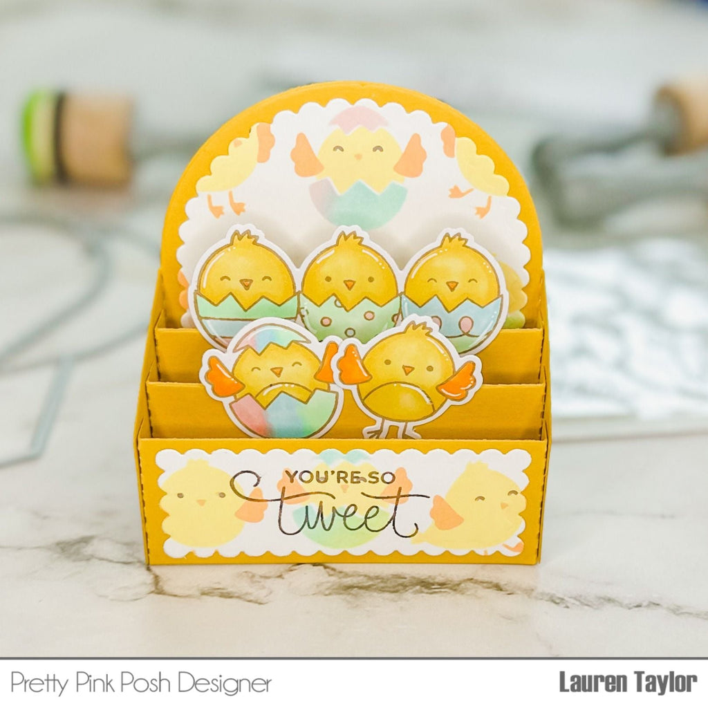 Pretty Pink Posh Spring Chicks Clear Stamps*