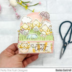 Pretty Pink Posh Spring Chicks Clear Stamps*