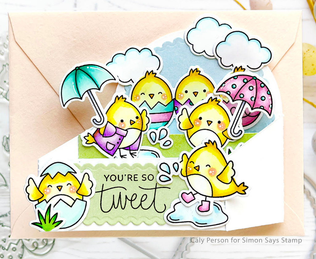 Pretty Pink Posh Spring Chicks Clear Stamps Spring | color-code:ALT01
