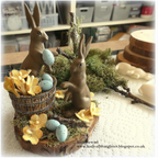 Tim Holtz Idea-ology BARRELS th94238 Chocolate bunnies | color-code:ALT02