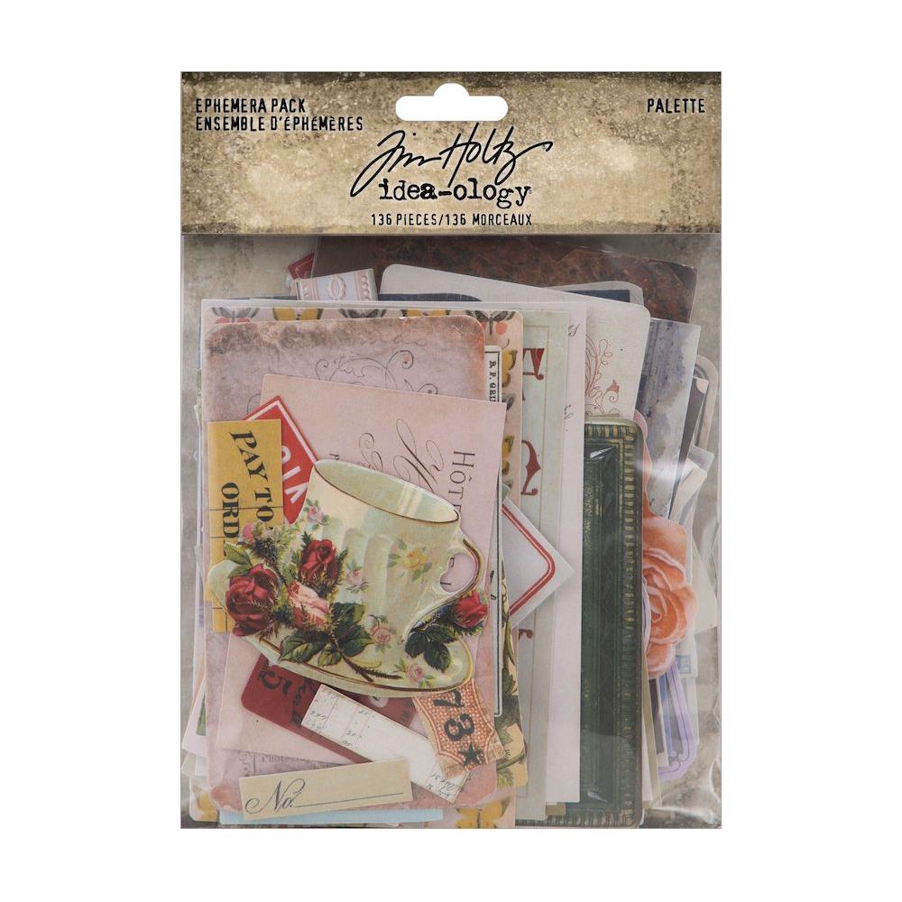 Tim Holtz Idea-ology PALETTE Ephemera Pack th94317