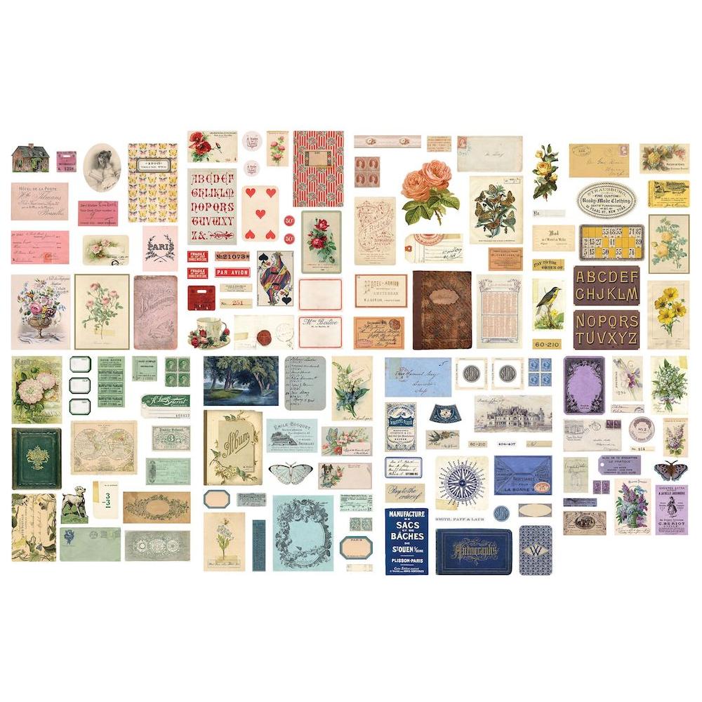 Tim Holtz Idea-ology PALETTE Ephemera Pack th94317 - Product Display
