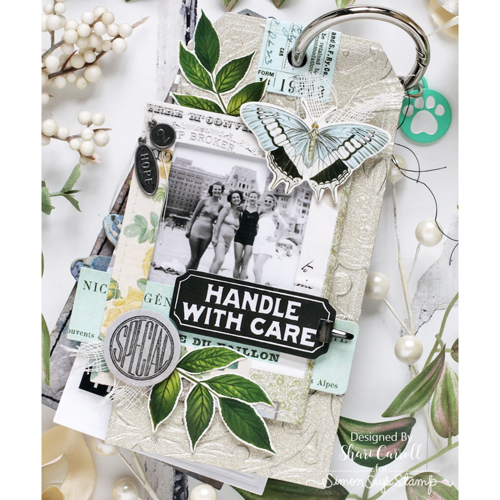 Tim Holtz Idea-ology Collage Layer Frames th94318 Handle with care | color-code:ALT01