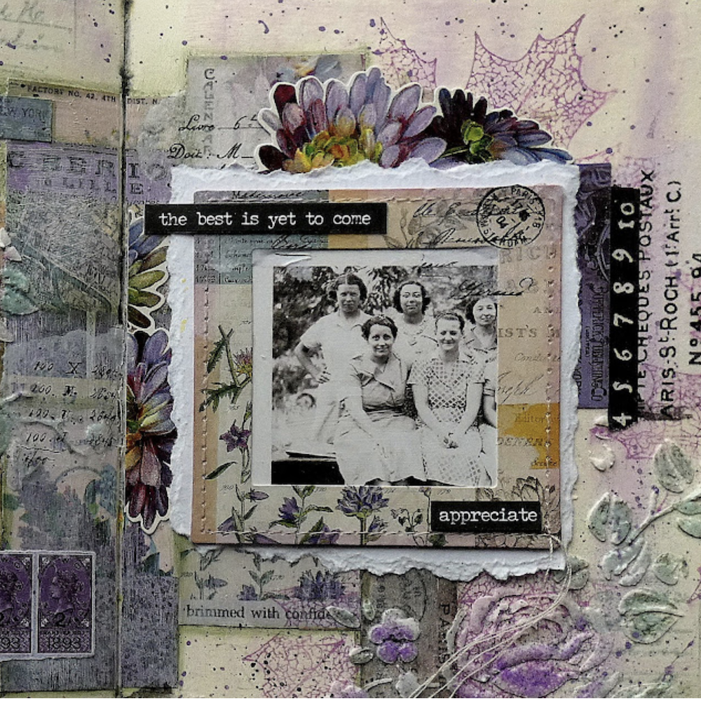 Tim Holtz Idea-ology Collage Layer Frames th94318 Friends | color-code:ALT03