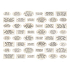 Tim Holtz Idea-ology QUOTE CHIP LABELS th94320 - Product Display