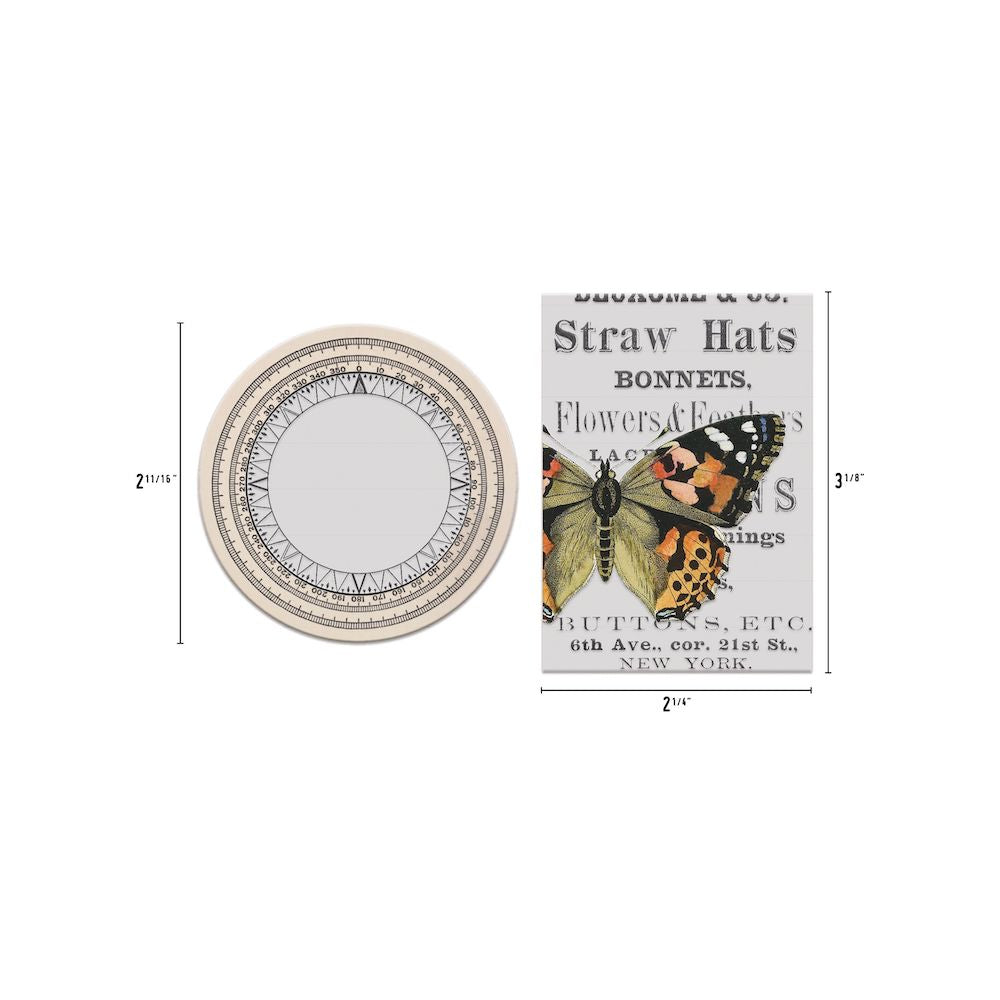 Tim Holtz Idea-ology TRANSPARENT LAYERS th94326 - Measurements 