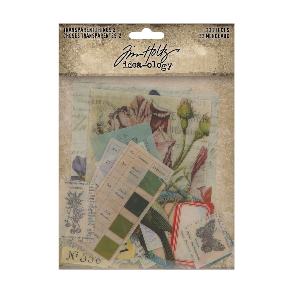 Tim Holtz Idea-ology TRANSPARENT THINGS 2 th94327