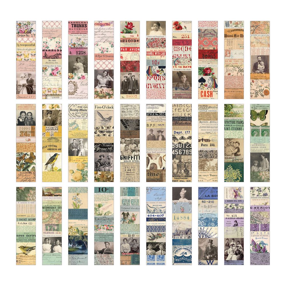 Tim Holtz Idea-ology COLLAGE STRIPS th94328 - Product Display