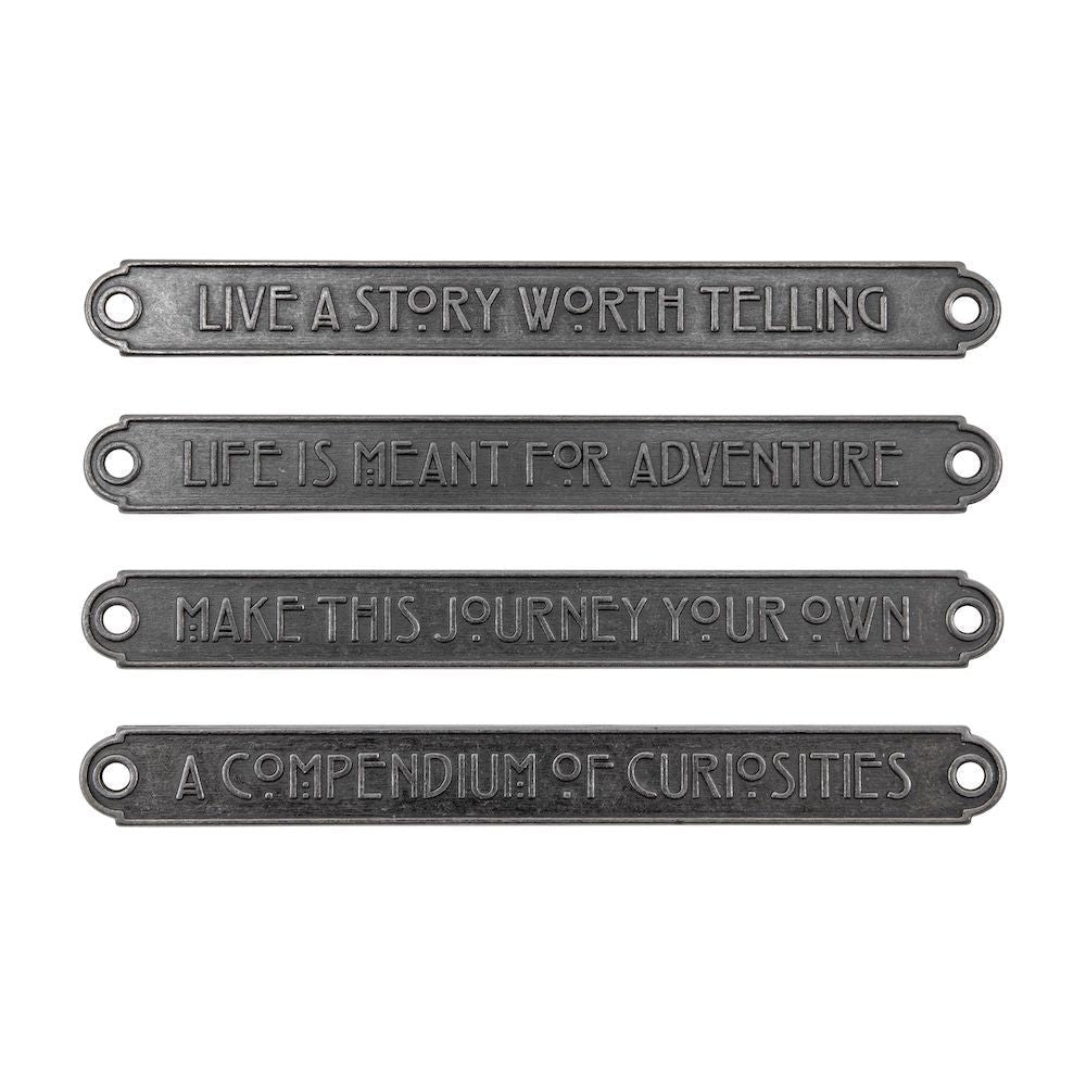 Tim Holtz Idea-ology WORD PLAQUES LARGE th94329 - Product Display