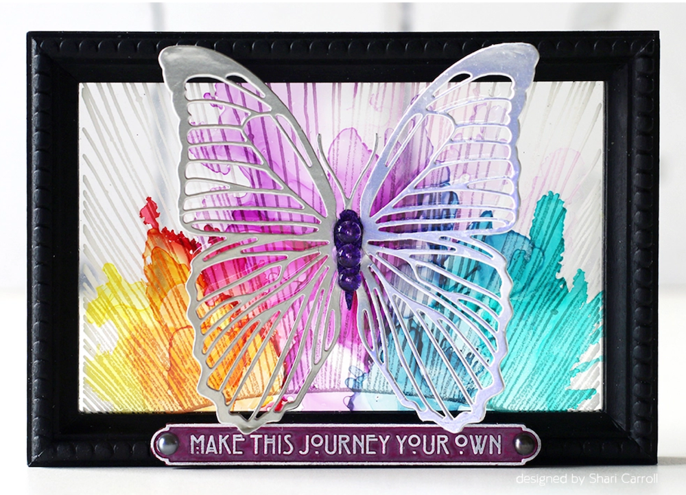 Tim Holtz Idea-ology Word Plaques Large th94329 Butterfly | color-code:ALT01