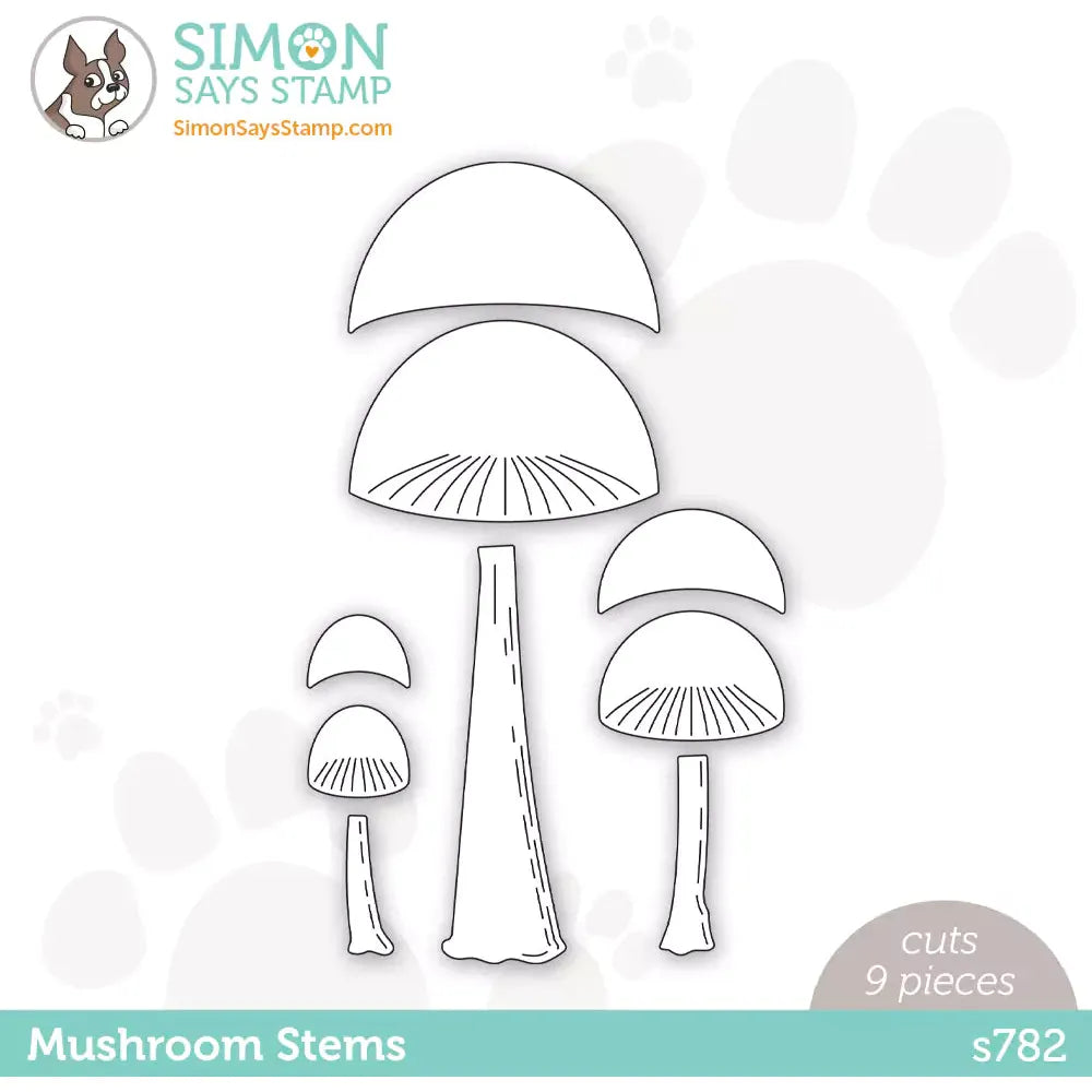 Simon Says Stamp Mushroom Stems Wafer Die s782 Just For You