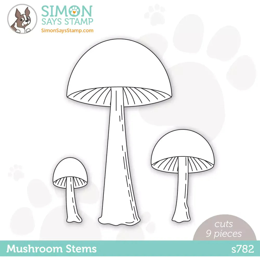 Simon Says Stamp Mushroom Stems Wafer Die s782 Just For You